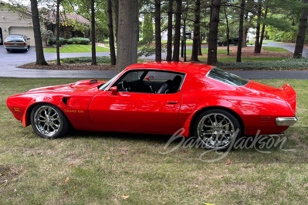 1973 PONTIAC FIREBIRD TRANS AM CUSTOM COUPE - Side Profile - 260843