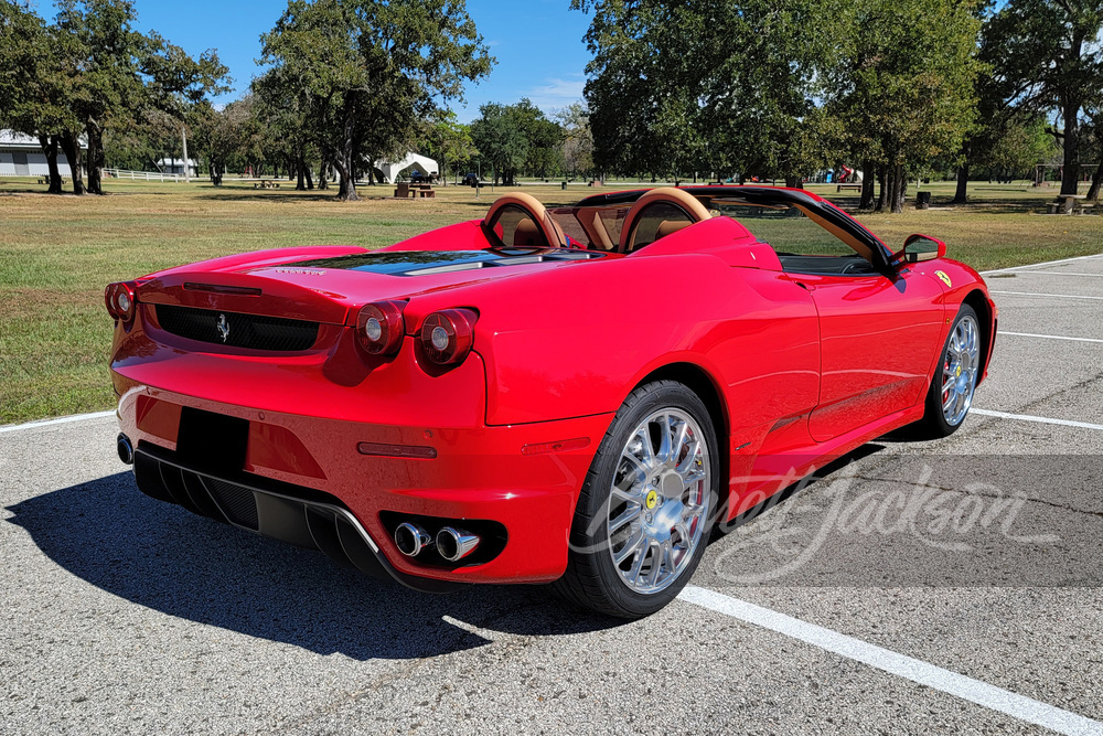 F430 Rear View 2009 FERRARI F430 SPIDER - Rear 3/4 - 261262