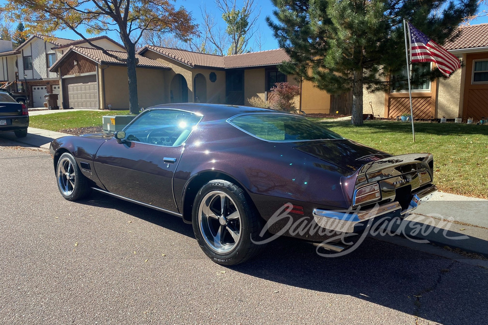 1973 PONTIAC FIREBIRD CUSTOM COUPE - Rear 3/4 - 261605