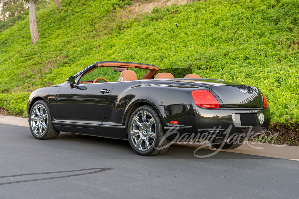 2008 BENTLEY CONTINENTAL GTC CONVERTIBLE - Rear 3/4 - 261755