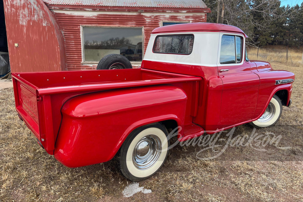 1959 CHEVROLET APACHE CUSTOM PICKUP - Rear 3/4 - 261761