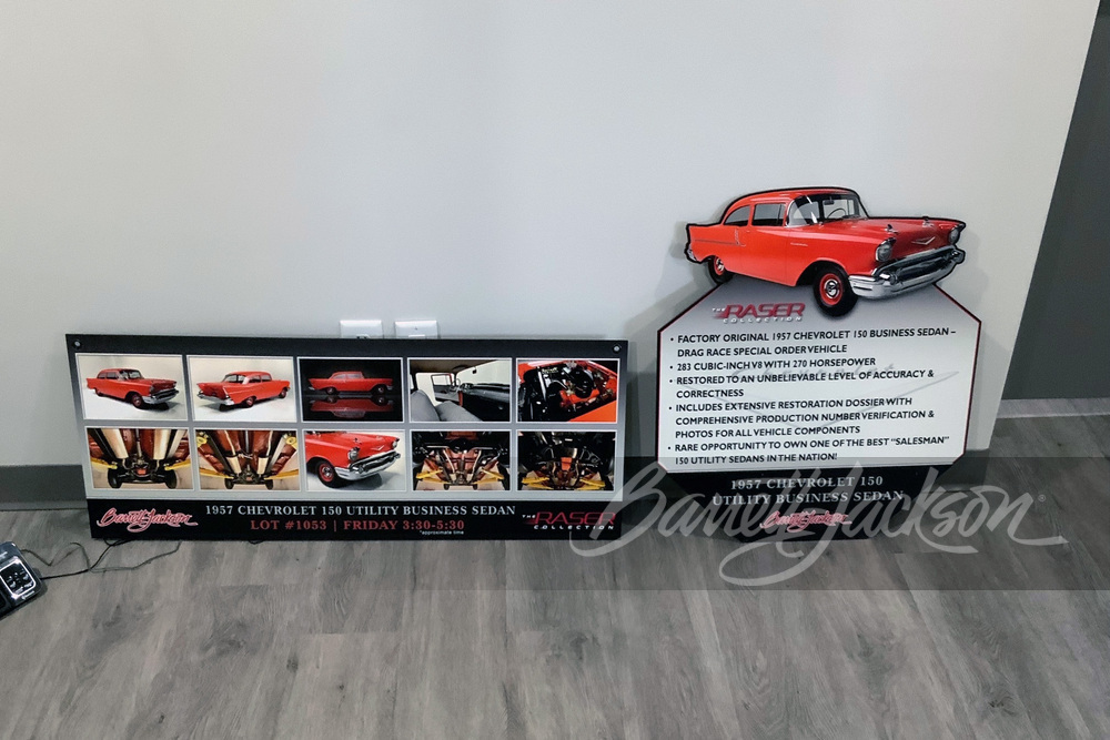1957 CHEVROLET 150 UTILITY BUSINESS SEDAN - Misc 9 - 261770