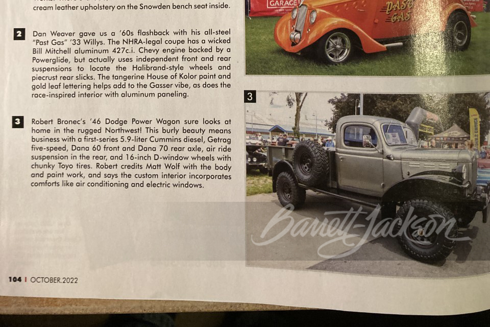 1948 DODGE POWER WAGON CUSTOM PICKUP - Misc 13 - 261827