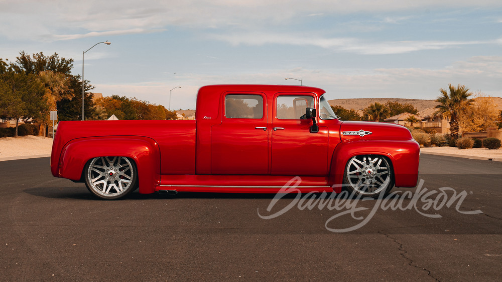 1956 FORD F-750 CUSTOM PICKUP "BIG JOB" - Side Profile - 261835