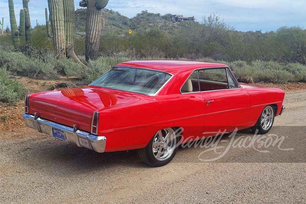 1967 CHEVROLET CHEVY II NOVA CUSTOM COUPE  - Rear 3/4 - 261871