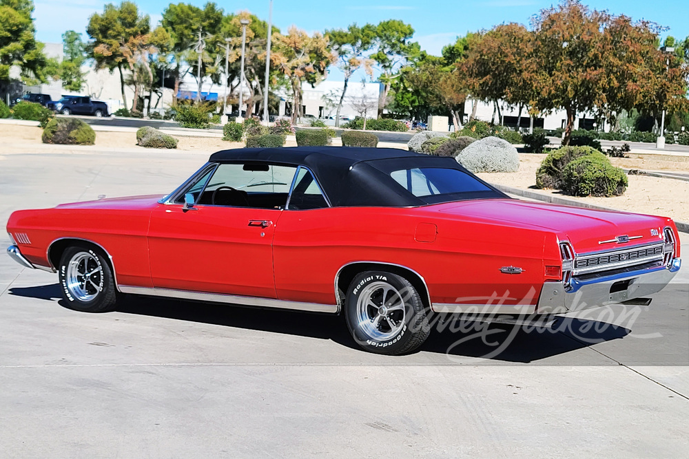 1968 FORD GALAXIE 500 XL CONVERTIBLE - Rear 3/4 - 261943