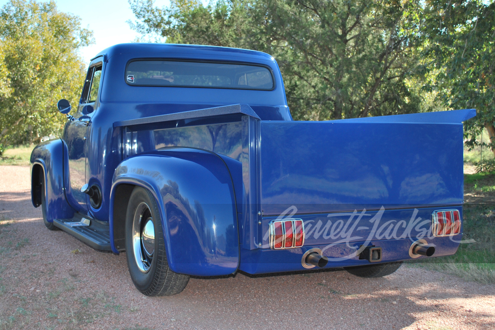 1955 FORD F-100 CUSTOM PICKUP - Rear 3/4 - 262097