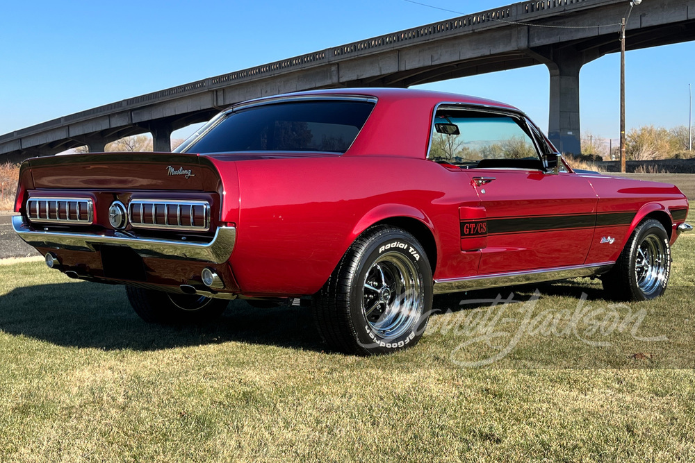 1967 FORD MUSTANG CUSTOM COUPE - Rear 3/4 - 262252