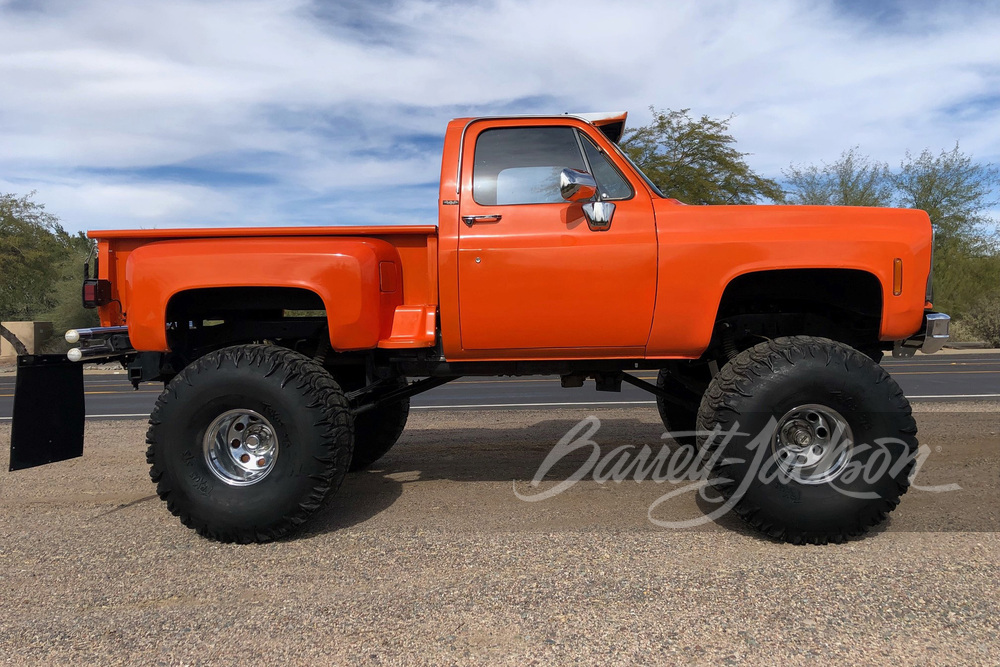 1979 CHEVROLET K10 CUSTOM PICKUP - Side Profile - 262607