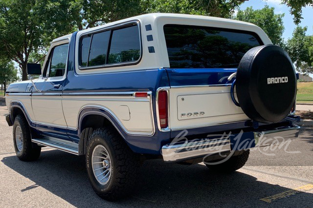1978 FORD BRONCO - Rear 3/4 - 262637