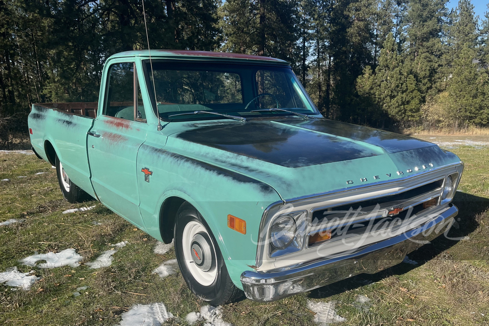 1968 CHEVROLET C10 CUSTOM PICKUP - Front 3/4 - 262743