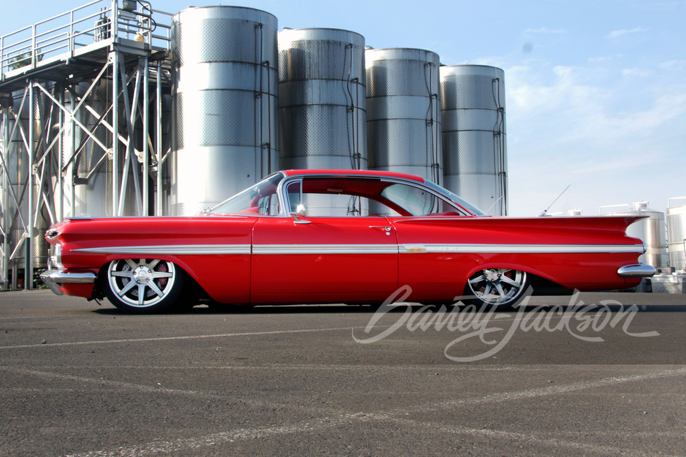 1959 CHEVROLET IMPALA CUSTOM COUPE - Side Profile - 263093