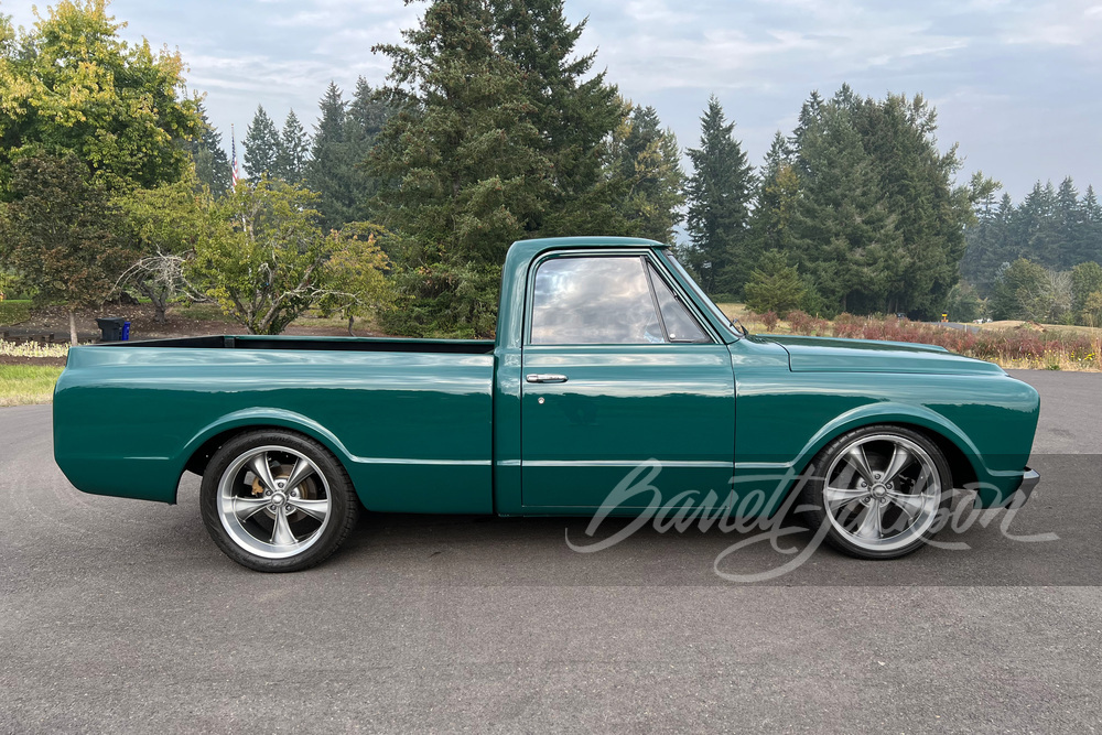 1972 CHEVROLET C10 CUSTOM PICKUP - Side Profile - 263247