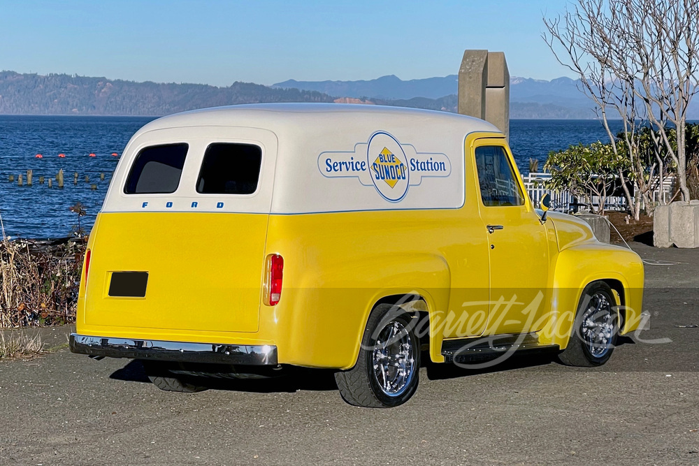 1953 FORD F-100 CUSTOM PANEL TRUCK - Rear 3/4 - 263281