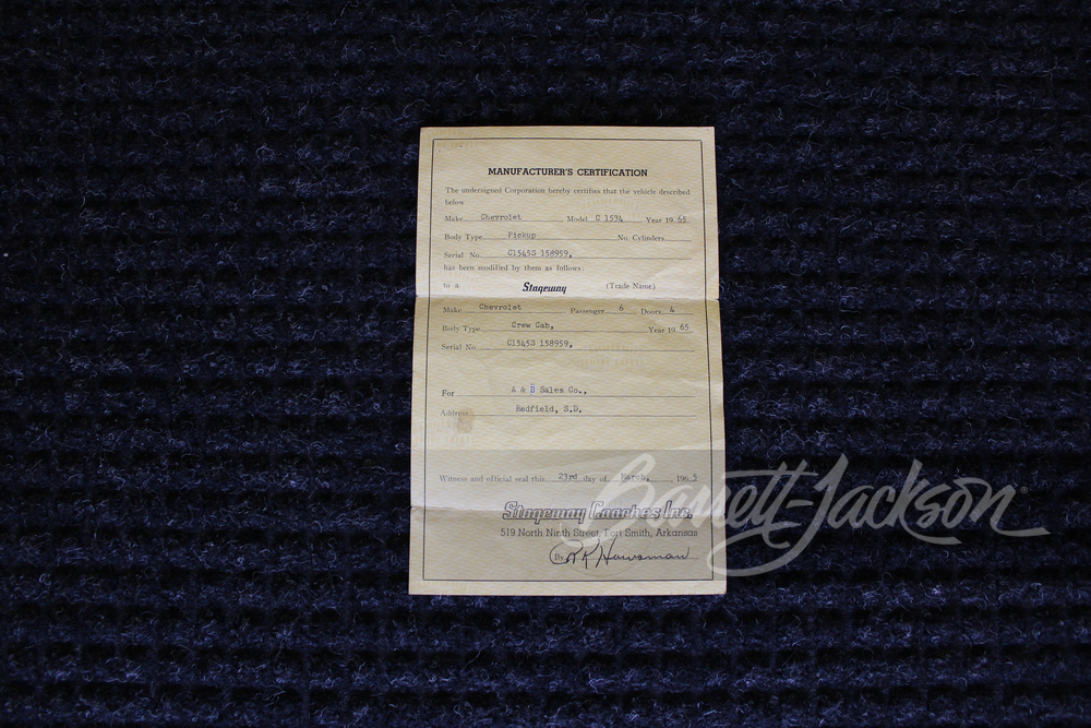 1965 CHEVROLET C10 CREW CAB CUSTOM PICKUP - Misc 56 - 263430