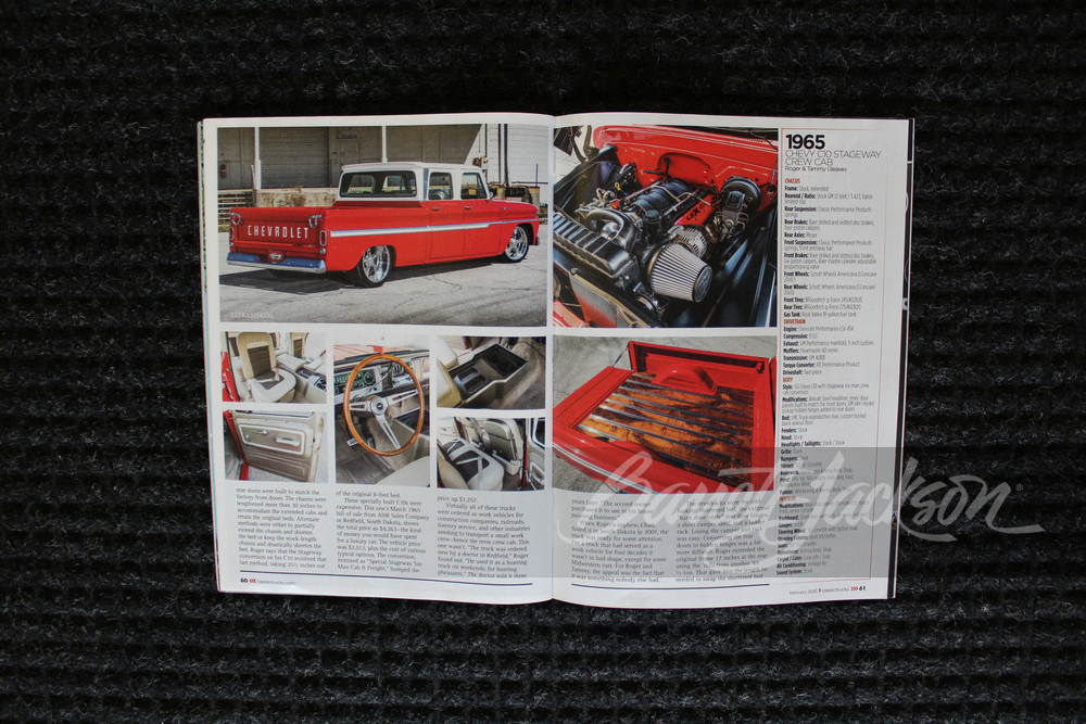 1965 CHEVROLET C10 CREW CAB CUSTOM PICKUP - Misc 73 - 263430