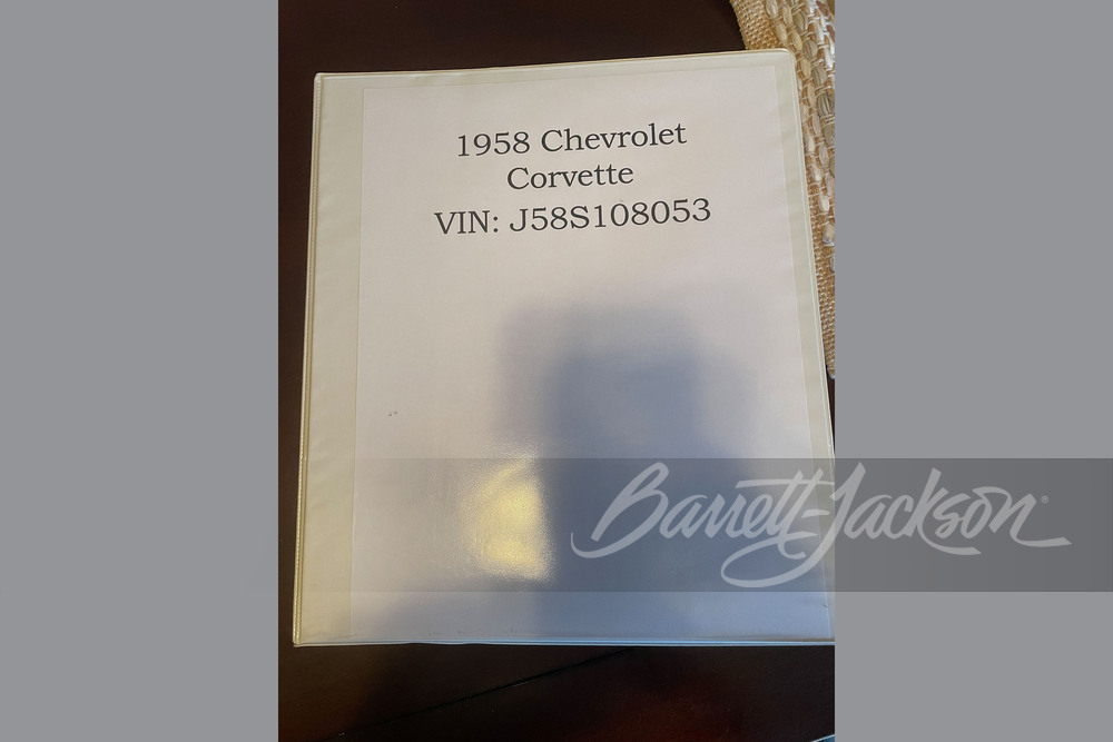 1958 CHEVROLET CORVETTE CUSTOM ROADSTER - Misc 5 - 263701