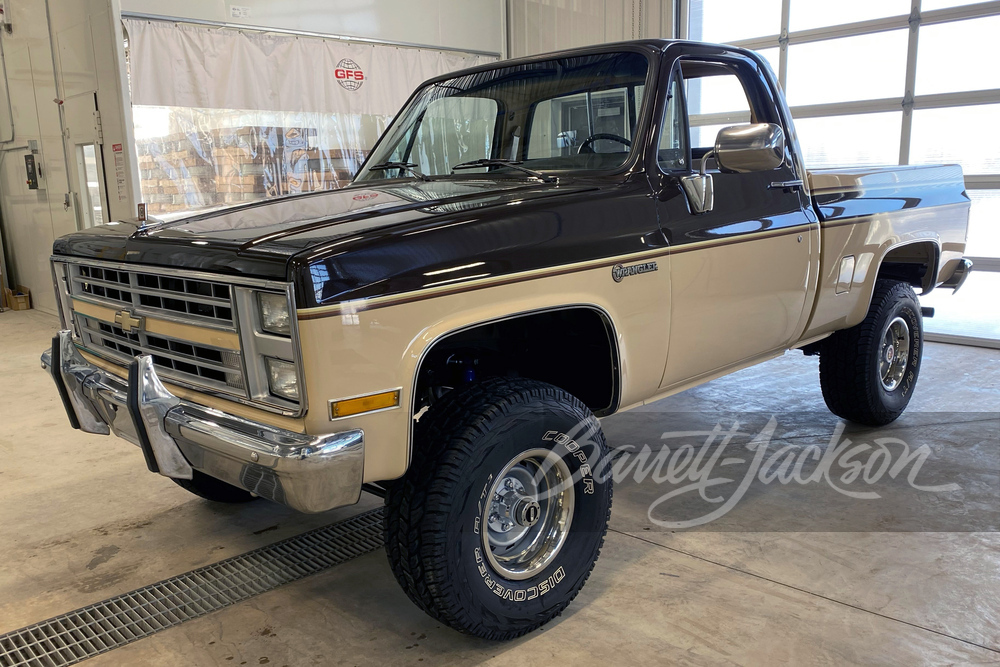 1986 CHEVROLET K10 PICKUP - Front 3/4 - 265127