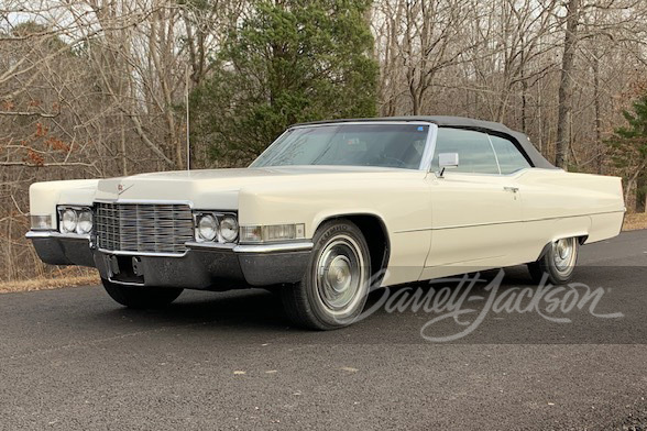 1969 CADILLAC COUPE DE VILLE CONVERTIBLE - Front 3/4 - 265217