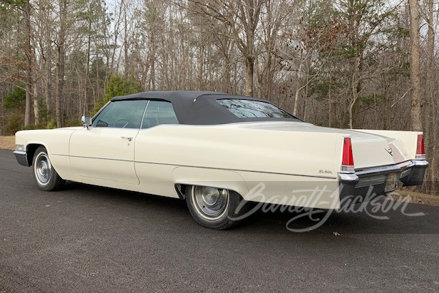 1969 CADILLAC COUPE DE VILLE CONVERTIBLE - Rear 3/4 - 265217