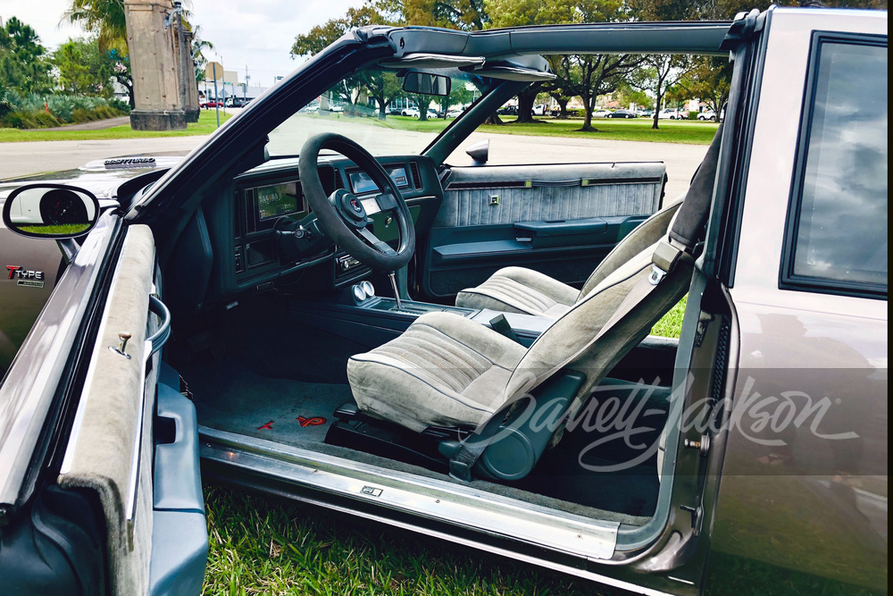 1986 BUICK REGAL CUSTOM T-TYPE COUPE - Interior - 266759