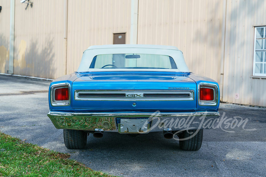 1969 PLYMOUTH GTX CONVERTIBLE - Rear 3/4 - 267228