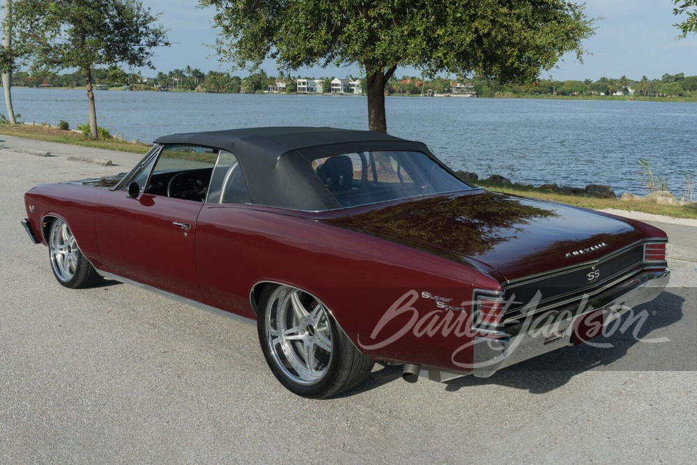 1967 CHEVROLET CHEVELLE SS CUSTOM CONVERTIBLE - Rear 3/4 - 267378
