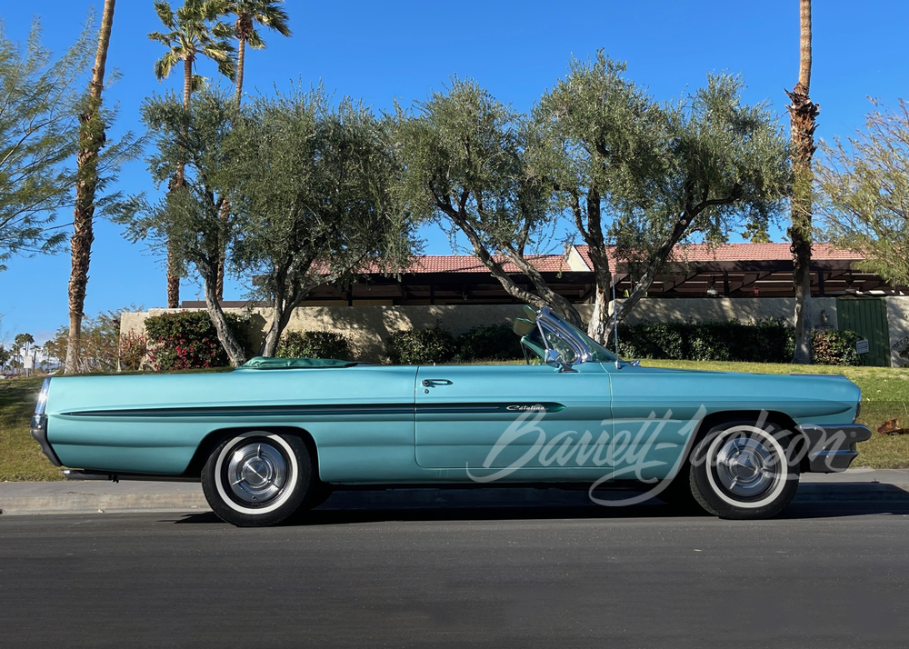 1961 PONTIAC CATALINA TRI-POWER CONVERTIBLE - Side Profile - 267423