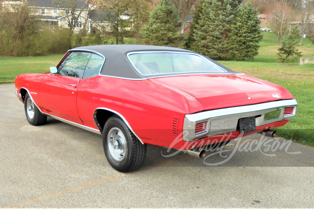 1970 CHEVROLET MALIBU - Rear 3/4 - 267988