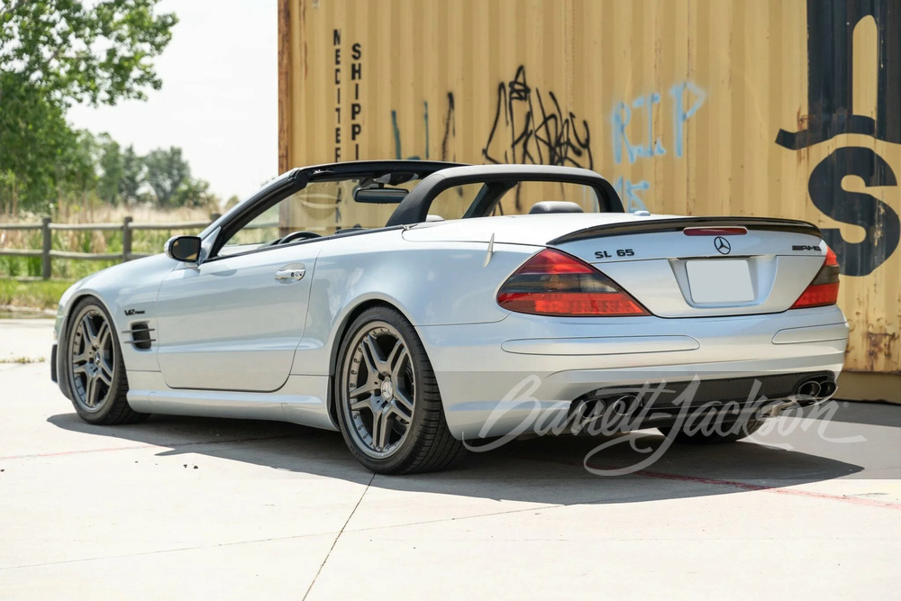 Sl65 Rear 2006 MERCEDES-BENZ SL65 AMG CONVERTIBLE - Rear 3/4 - 268049