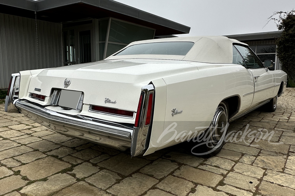 1976 CADILLAC ELDORADO CONVERTIBLE - Rear 3/4 - 268557