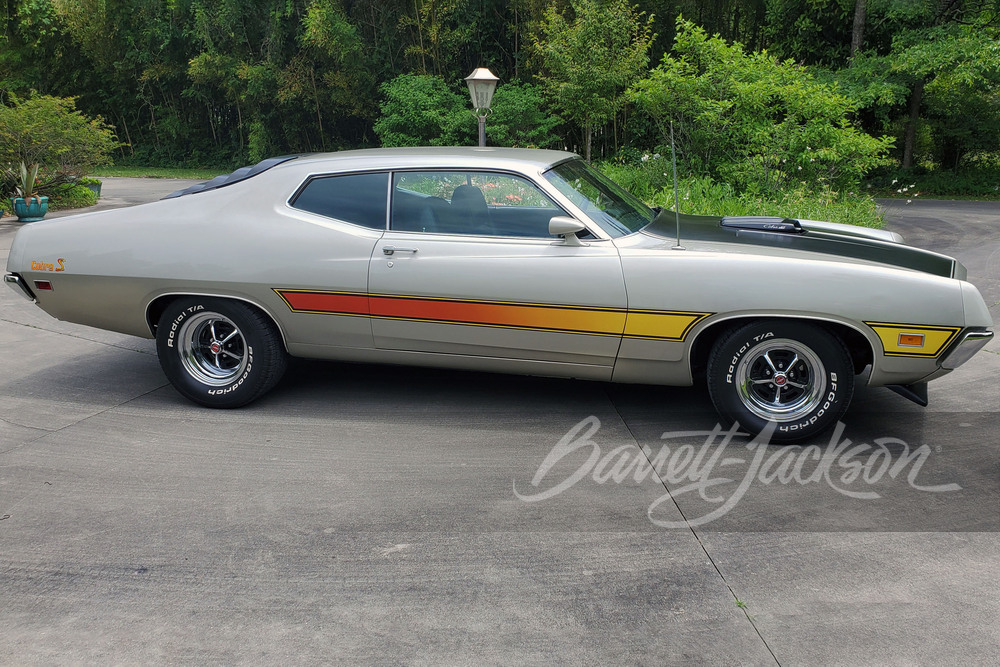 1971 FORD TORINO COBRA SPORTSROOF - Side Profile - 268914