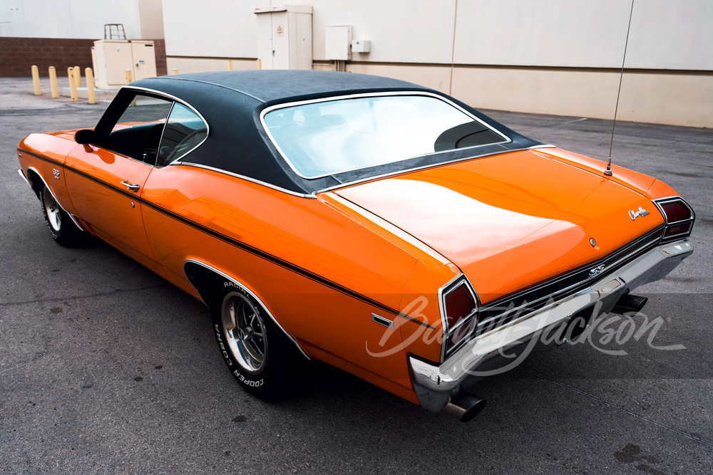 69 Chevelle Rear View 1969 CHEVROLET CHEVELLE SS CUSTOM COUPE - Rear 3/4 - 268918