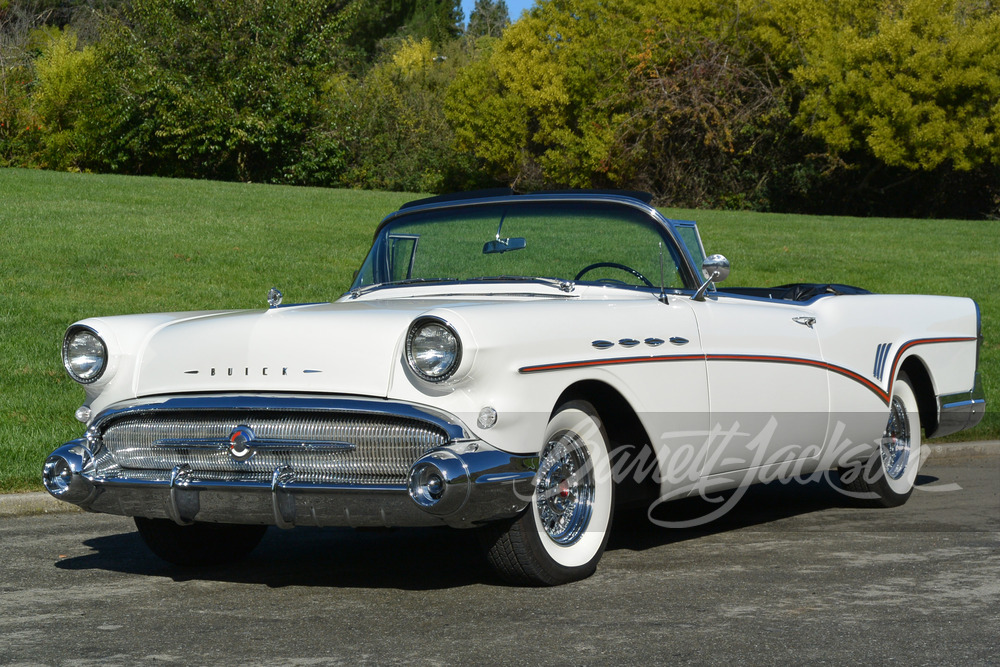 1957 BUICK ROADMASTER CONVERTIBLE - Front 3/4 - 269110