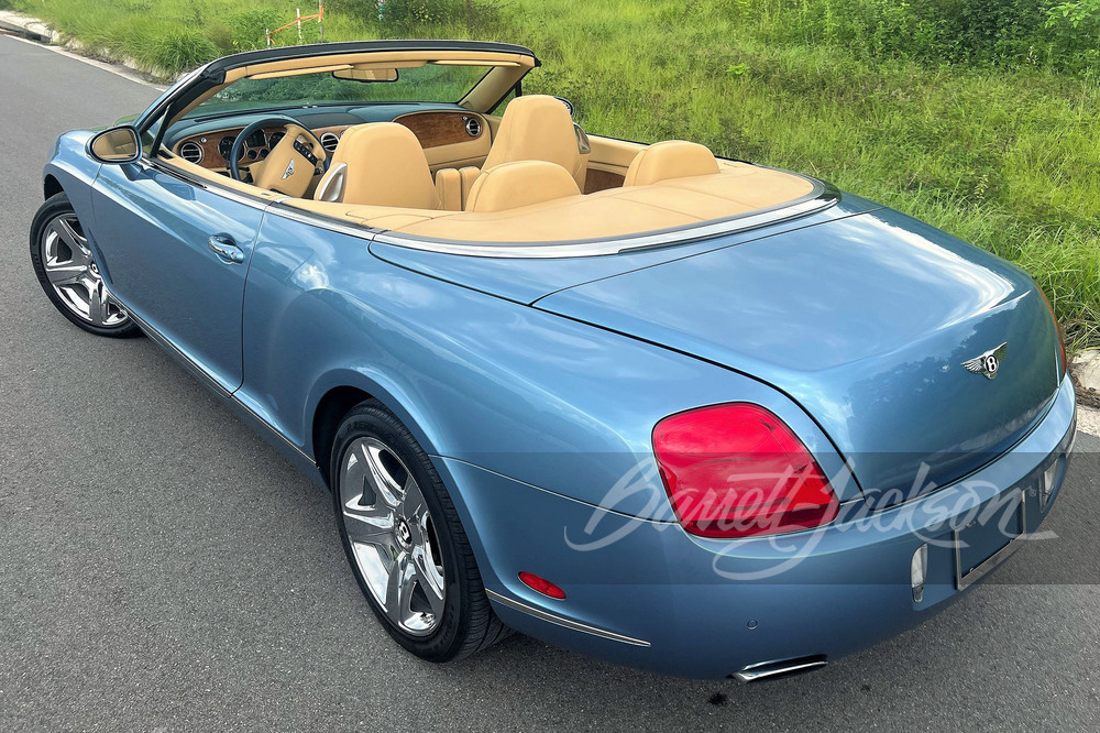 2008 BENTLEY CONTINENTAL GTC CONVERTIBLE - Rear 3/4 - 269317