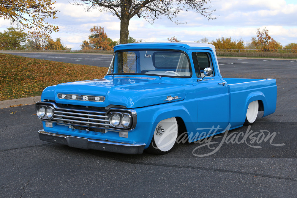 1959 FORD F-100 CUSTOM PICKUP - Front 3/4 - 269742