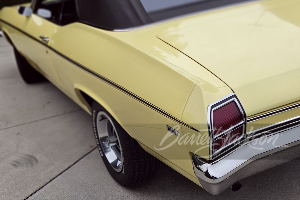 1969 CHEVROLET CHEVELLE MALIBU CONVERTIBLE - Rear 3/4 - 270434