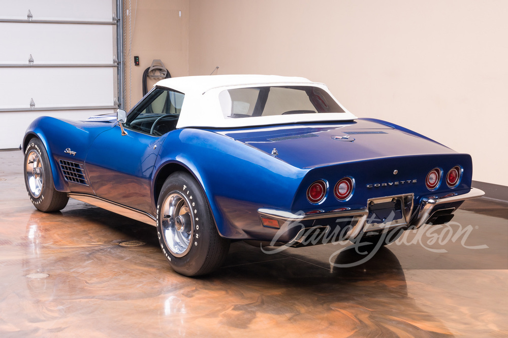 1972 CHEVROLET CORVETTE LT1 CONVERTIBLE - Rear 3/4 - 271410