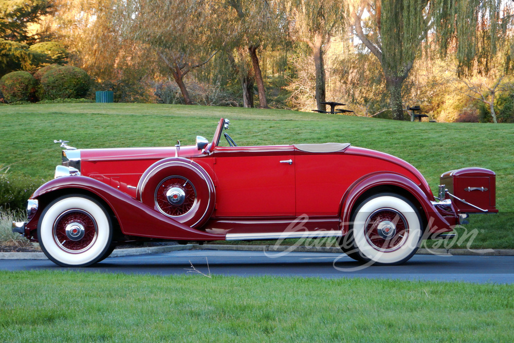1933 PACKARD 1001 STANDARD EIGHT COUPE ROADSTER - Side Profile - 272824