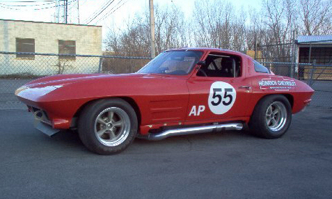 1963 CHEVROLET CORVETTE RE-CREATION ZO6 RACE CAR - Front 3/4 - 39749