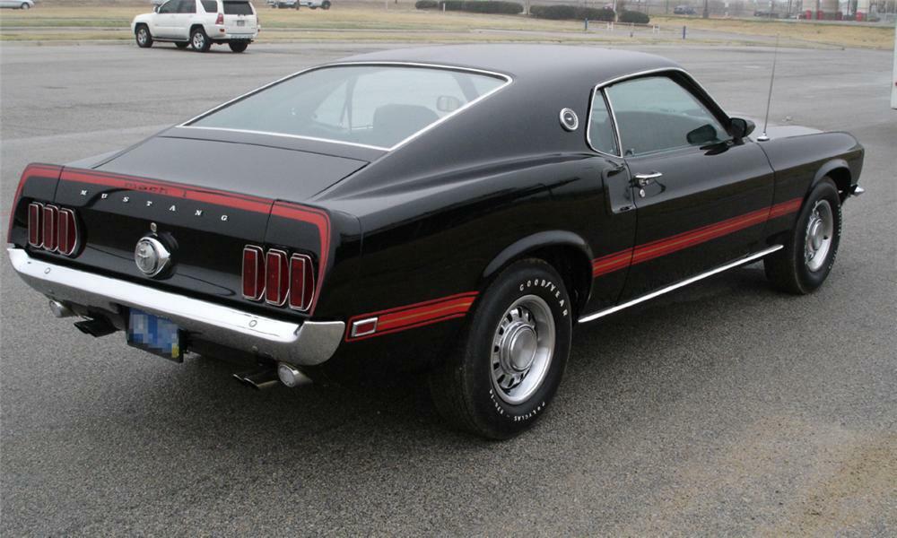 1969 FORD MUSTANG MACH 1 FASTBACK - Rear 3/4 - 39792