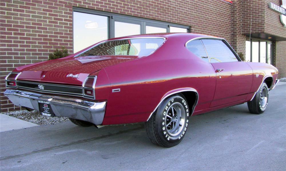 1969 CHEVROLET CHEVELLE SS 396 COUPE - Rear 3/4 - 39982
