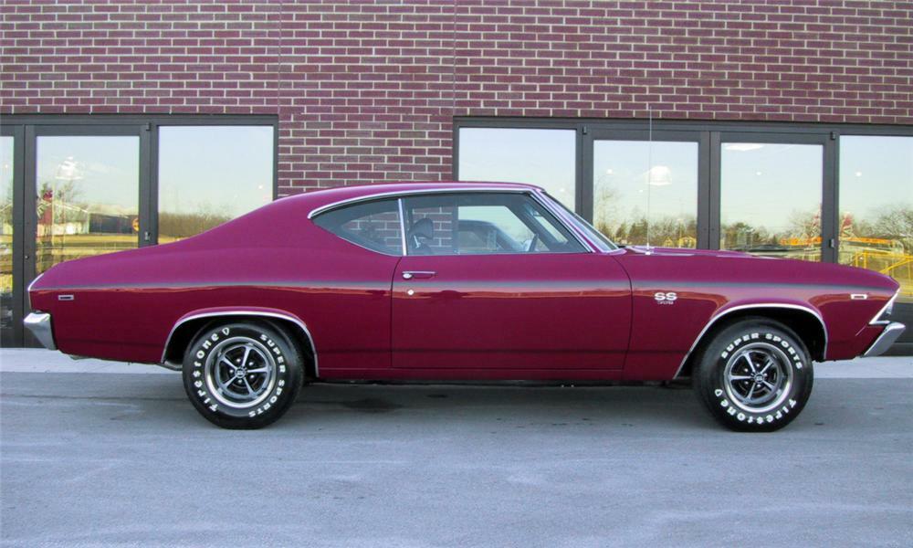 1969 CHEVROLET CHEVELLE SS 396 COUPE - Side Profile - 39982