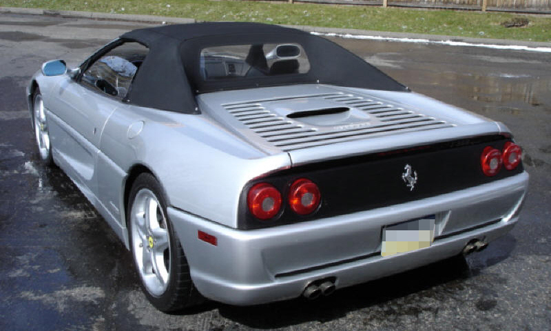 1995 FERRARI 355 SPIDER CONVERTIBLE - Rear 3/4 - 40100