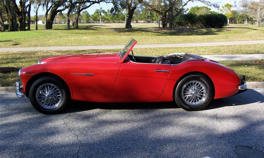 1961 AUSTIN-HEALEY 3000 MARK I CONVERTIBLE - Side Profile - 40225