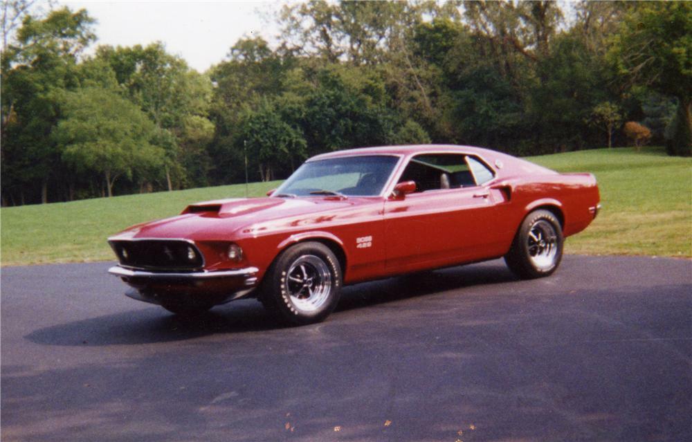 1969 FORD MUSTANG BOSS 429 FASTBACK - Front 3/4 - 43462