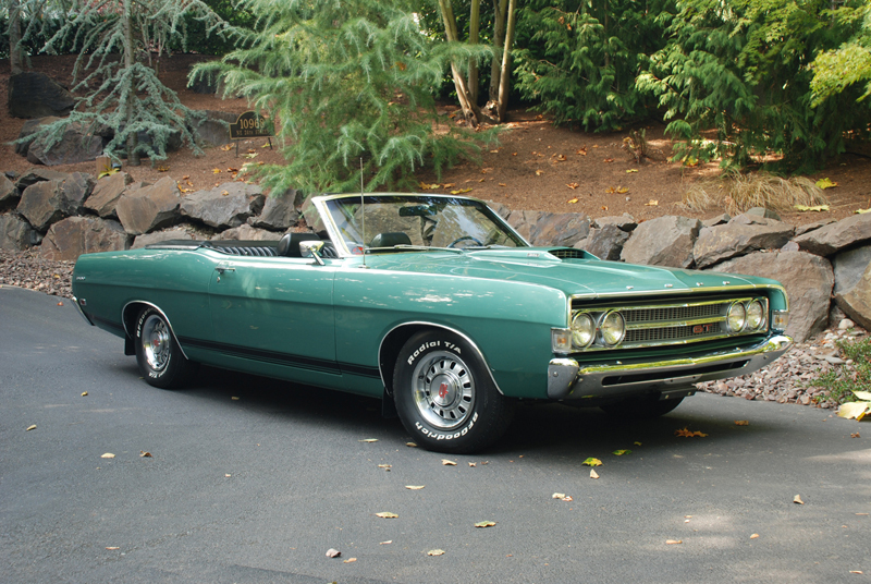 1969 FORD TORINO GT CONVERTIBLE - Side Profile - 43660