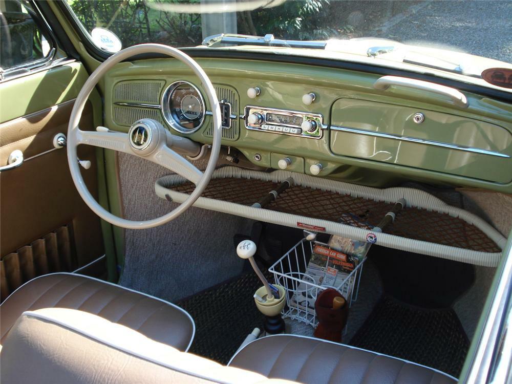 1959 VOLKSWAGEN BEETLE CONVERTIBLE - Interior - 43673