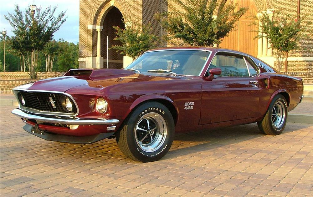1969 FORD MUSTANG BOSS 429 FASTBACK - Front 3/4 - 43823