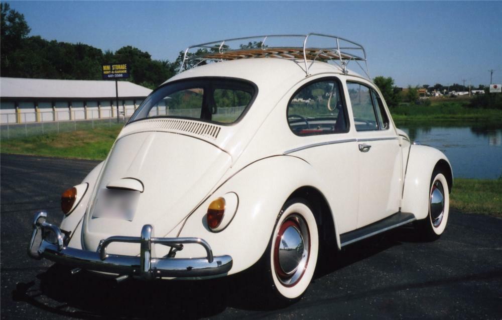 1961 Volkswagen Beetle Coupe 1961 Volkswagen Beetle Coupe Rear 3 4 43855